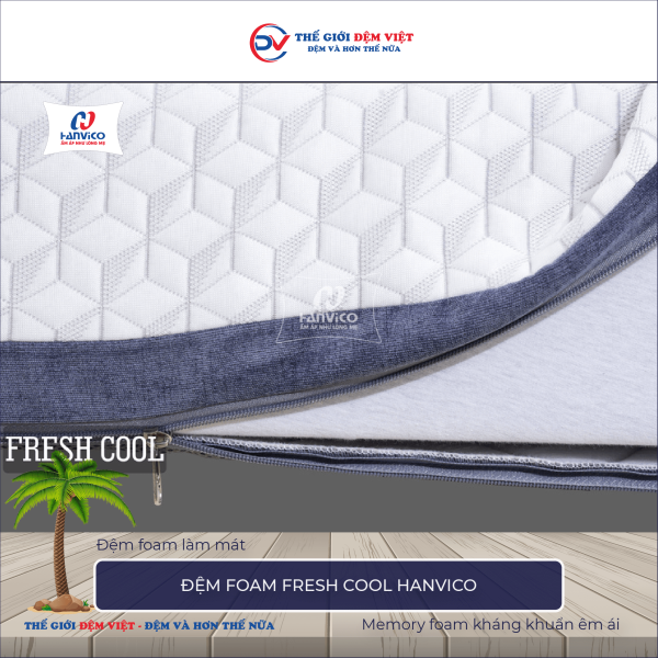 Đệm foam Fresh Cool Hanvico 5